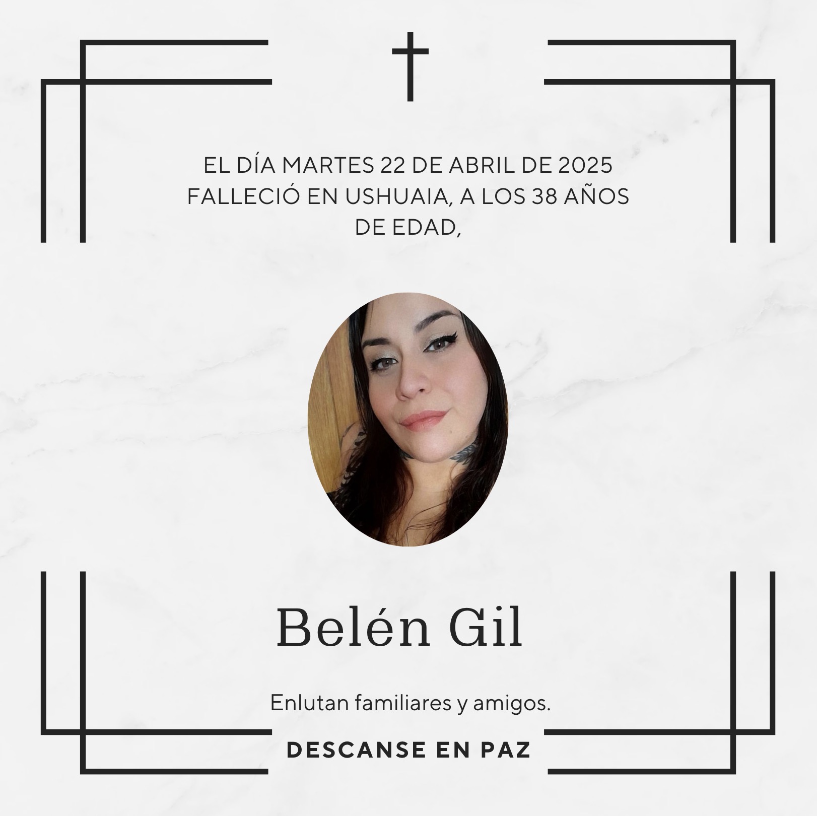Fallecimiento | Belén Gil
